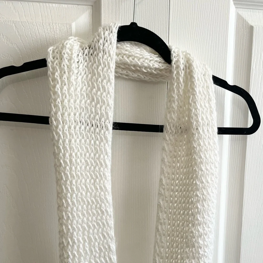 5 for $25! White Infinity Scarf